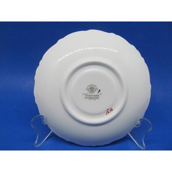 Coalport Fanfare 5 1/2" Bone China Saucer Made In England - Picture 6 of 9